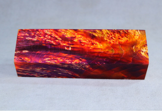 Stabilized Maple Burl Wood Mod Block